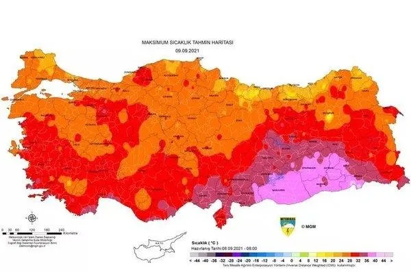 Dikkat! Hazırlıksız yakalanmayın | Meteoroloji harita yayınlayarak o bölgeleri uyardı | Son dakika hava durumu - 3