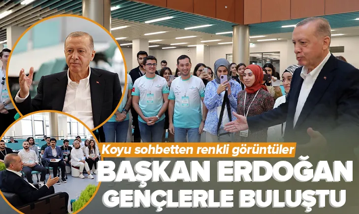 Başkan Erdoğan gençlerle buluştu
