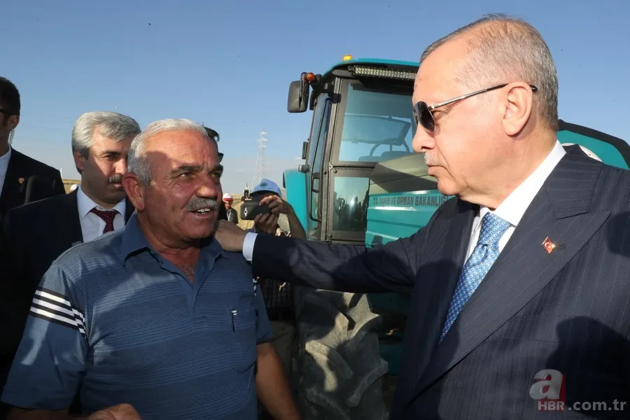 Başkan Erdoğan yerli elektrikli traktörü kullandı 19