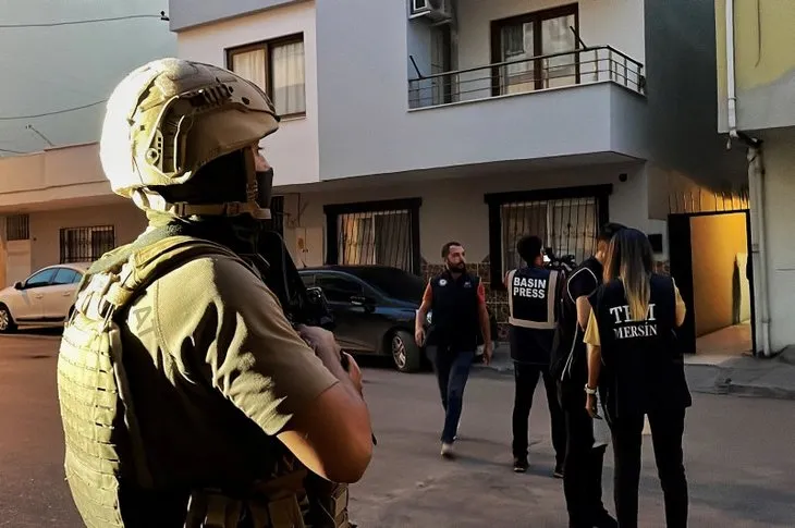 Mersin’de terör yuvalarına şafak baskını! PKK, FETÖ ve DEAŞ’ın finans kaynağına operasyon