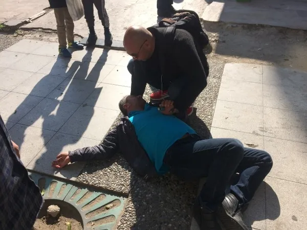 Manisa'da Kovid-19 paniği! Bir anda yere yığıldı - 2