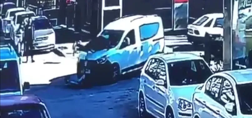 Bir scooter kazası daha! O anlar kamerada