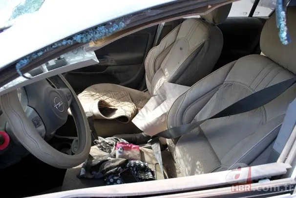 Emniyet kemerini arkadan bağladı, canından oldu! 1