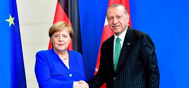 Son dakika: Erdoğan ve Merkel’den Suriye görüşmesi