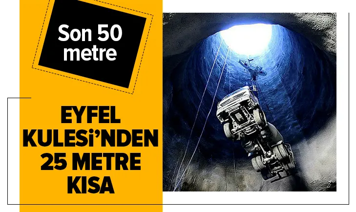 Son 50 metre! Eyfel Kulesinden 25 metre kısa