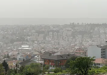 Tekirdağ'da toz taşınımı etkili oluyor