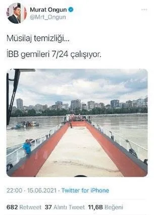 CHP’li İBB’nin müsilaj oyunu ellerinde patladı! 27 aydır denize inmeyen gemiyle algı operasyonu!