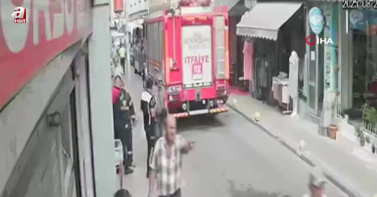 Ordu’da ilginç kaza kameraya yansıdı