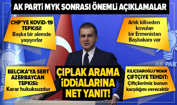 AK Parti MYK sonrası kritik açıklamalar