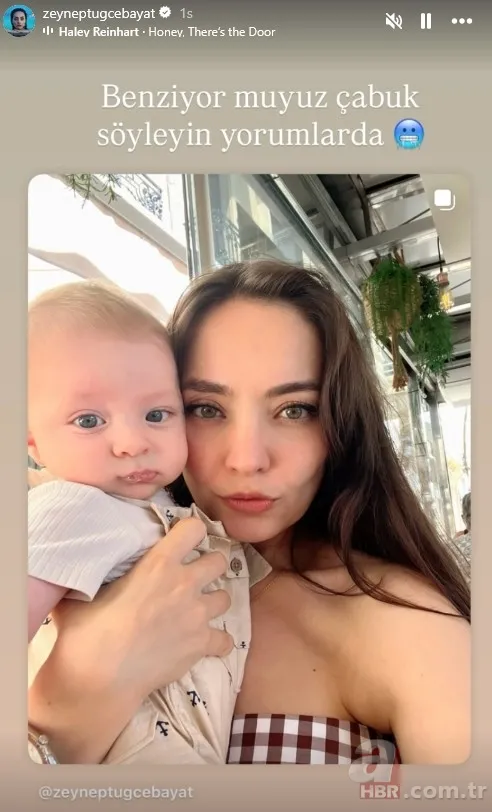 Cansel Elçin'in minik oğlu sevimliliğiyle kalpleri eritti! "Benziyor muyuz?" 4