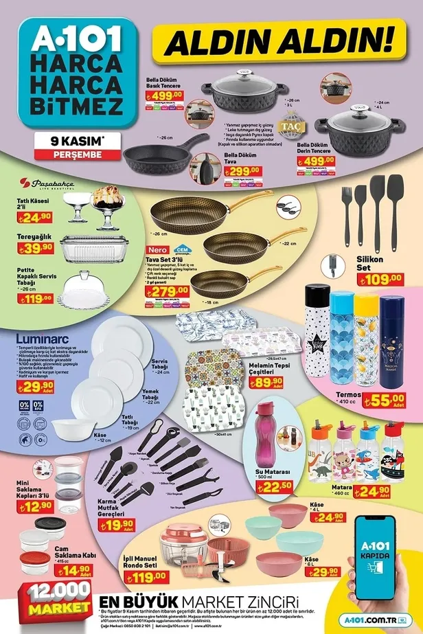 A101 21 Kasım aktüel ürünler kataloğu yayınladı! A101 afişinde Elektrikli ısıtıcı 439 TL, Saç düzleştirici 179 TL, Samsung Cyclone Süpürge 2.799 TL’den satışa sunuluyor