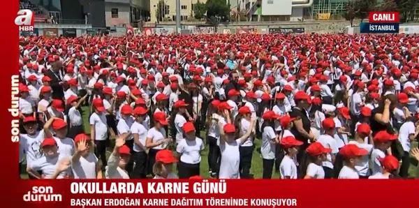 Son dakika: Başkan Erdoğan’dan 2021-2022 Eğitim Öğretim Yılı Karne Dağıtım Töreni’nde önemli açıklamalar