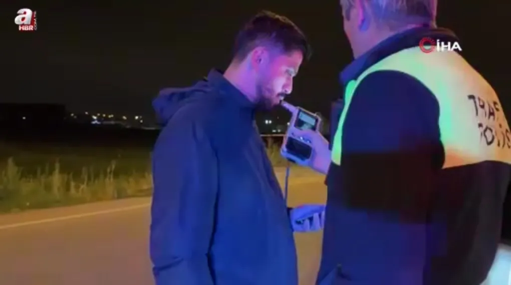 Alkollü sürücüden uyarı: "Kaçmayın"