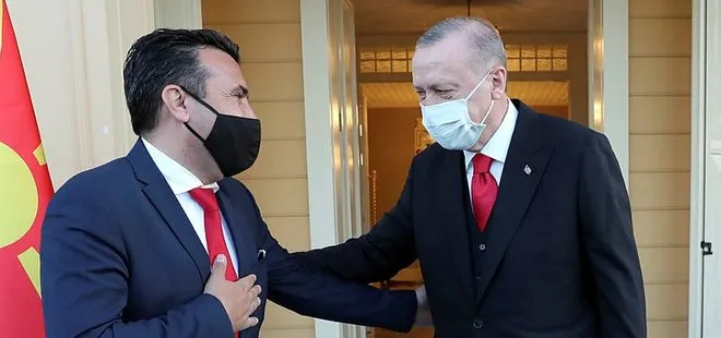 Başkan Erdoğan, Kuzey Makedonya Başbakanı Zoran Zaev’i kabul etti