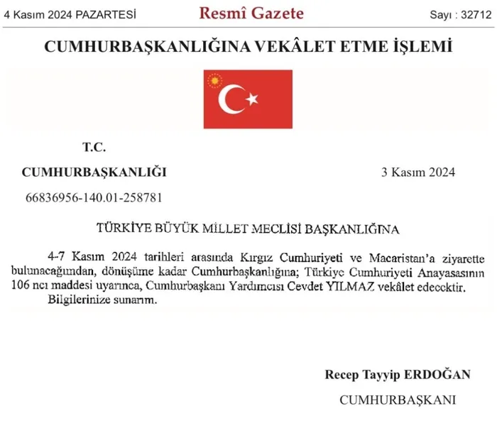 resmi-gazetede-yayimlandi-cumhurbaskanligina-cevdet-yilmaz-vekalet-edecek-1730668437524.jpg Resmi Gazete'de yayımlandı! Cumhurbaşkanlığına Cevdet Yılmaz vekalet edecek - 1