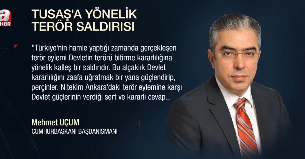 Cumhurbaşkanı Başdanışmanı Mehmet Uçum’dan Bahçeli yorumu: Uç nokta benzetmesidir