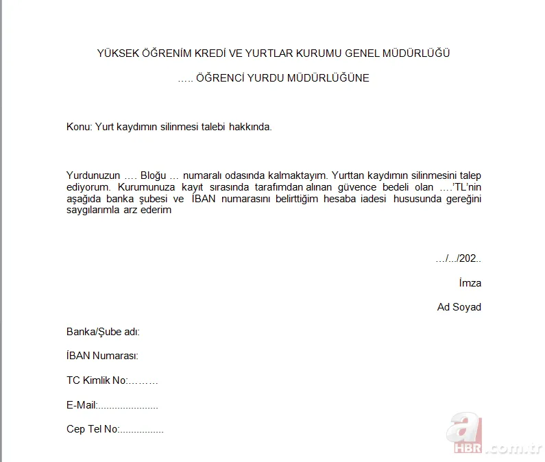 KYK yurt kayıt sildirme FORMU 2023 | KYK, Özel Yurt kaydı nasıl silinir? Kayıt sildirme dilekçesi nasıl Yazılır? Online yapılabilir mi? 6