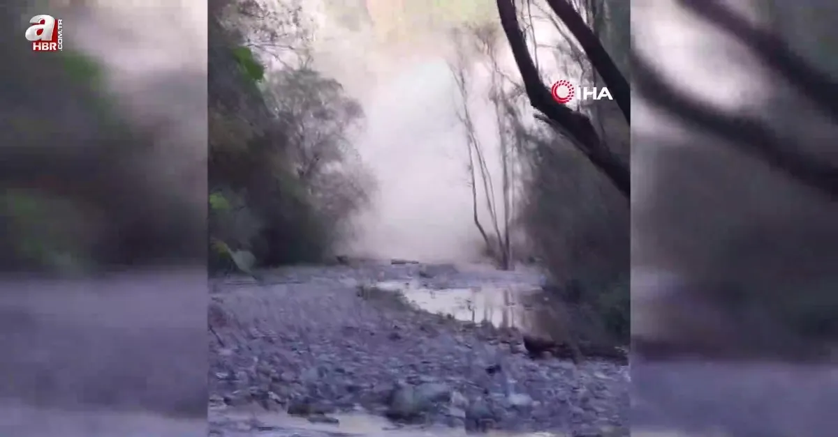 Hatay’da heyelan yaşandı