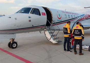 Sağlık Bakanlığı'nın uçak ambulansı umuda uçtu