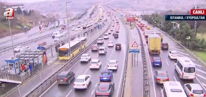 Son dakika: İstanbul’da trafik yoğunluğu! İşte son durum