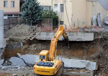 Okmeydanı Hastanesi'nde kaymaya karşı önlem