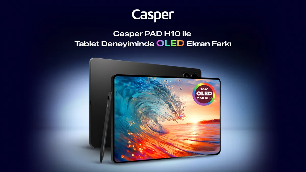 Casper PAD H10 ile tablet deneyiminde OLED ekran farkı