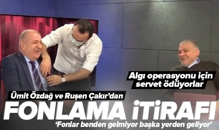 Zafer Partisi lideri Ümit Özdağ ve Ruşen Çakır’dan ’fonlama’ itirafı!