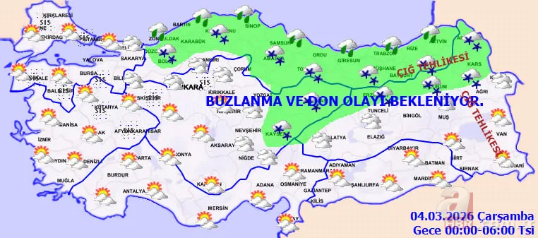 Meteoroloji saat vererek uyardı: Kar ve sağanak bir anda bastıracak! 11