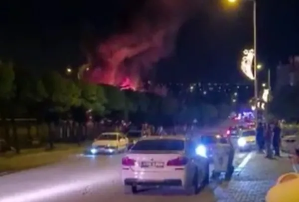 Ankara’da kaza yapan TIR alev aldı! Yaşanan patlamalar sonrası Elmadağ Kaymakamlığı’ndan açıklama