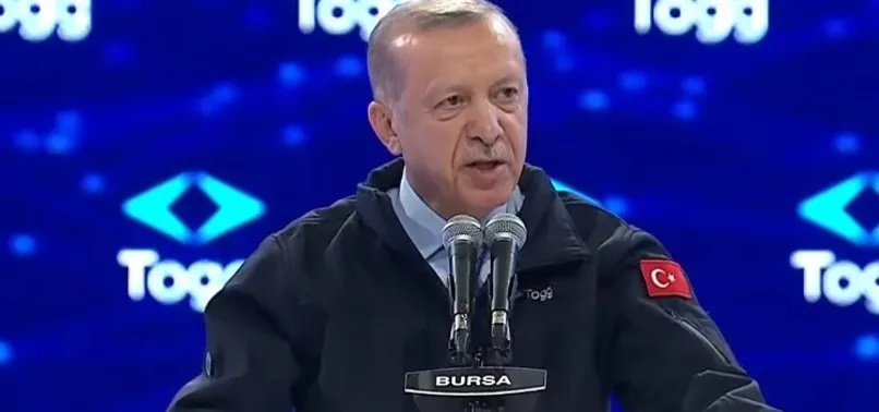 Başkan Erdoğan'dan Togg açılışında Yunanistan'a 'Tayfun' göndermesi: Daha durun bakalım arkası gelecek