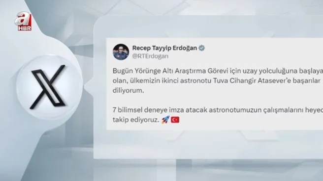 Türkiye’nin ikinci astronotu bugün uçuyor!