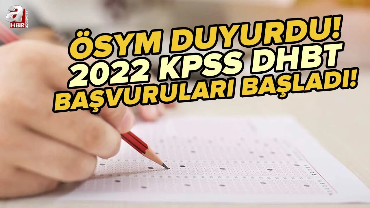 ÖSYM duyurdu! 2022 KPSS DHBT başvuruları nasıl yapılır? KPSS Din Hizmetleri Alan Bilgisi başvuru ücreti ne kadar?