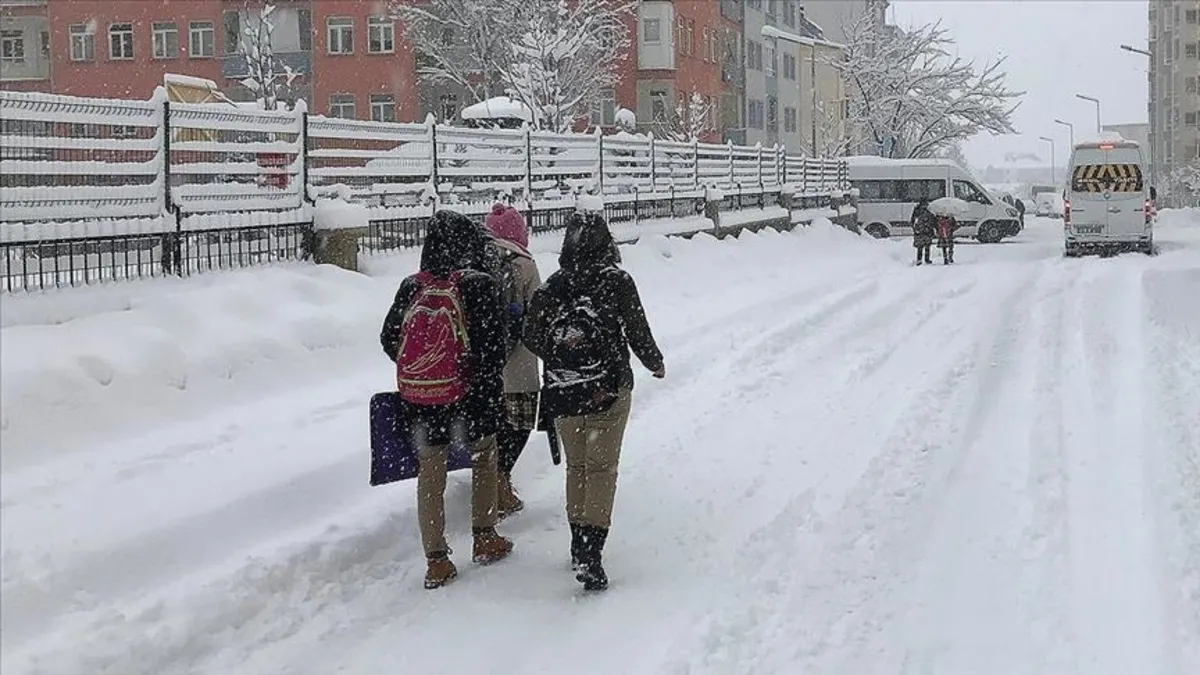 3 ilde eğitime kar engeli! İşte o iller...