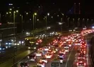 Kar ve yağmur etkisi! İstanbulda trafik kilit