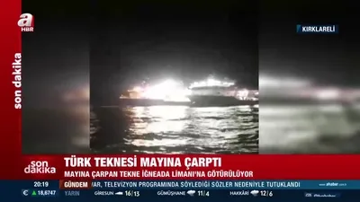 Kırklareli’nde Türk teknesinde patlama