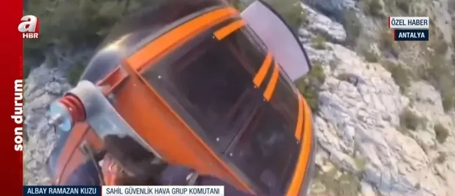 Teleferikte kurtarma operasyonu nasıl yapıldı? Kurtarma anları ilk kez A Haber’de