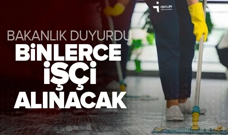 Son dakika: Gençlik ve Spor Bakanlığına bağlı merkez ve taşra teşkilatlarına 4346 kadrolu işçi alınacak