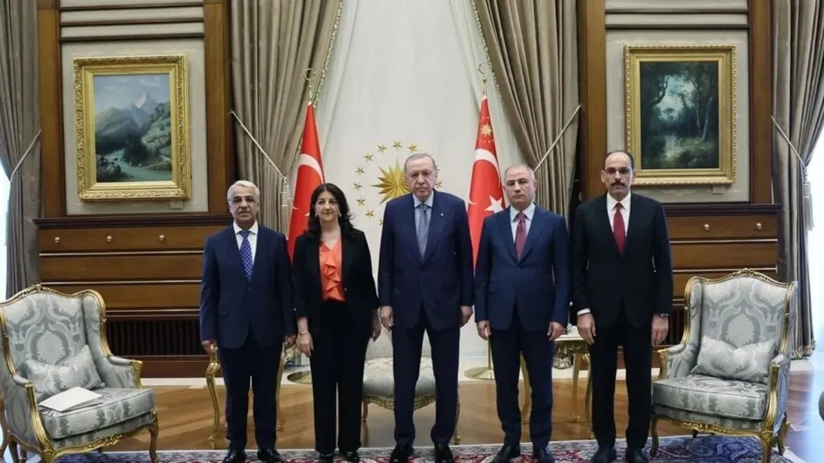Kritik zirvede saat belli oldu! Başkan Erdoğan DEM Parti'yi Külliye'de kabul edecek