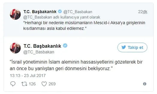 Başbakan: İsrail yönetiminin yanlıştan dönmesini bekliyoruz - 1