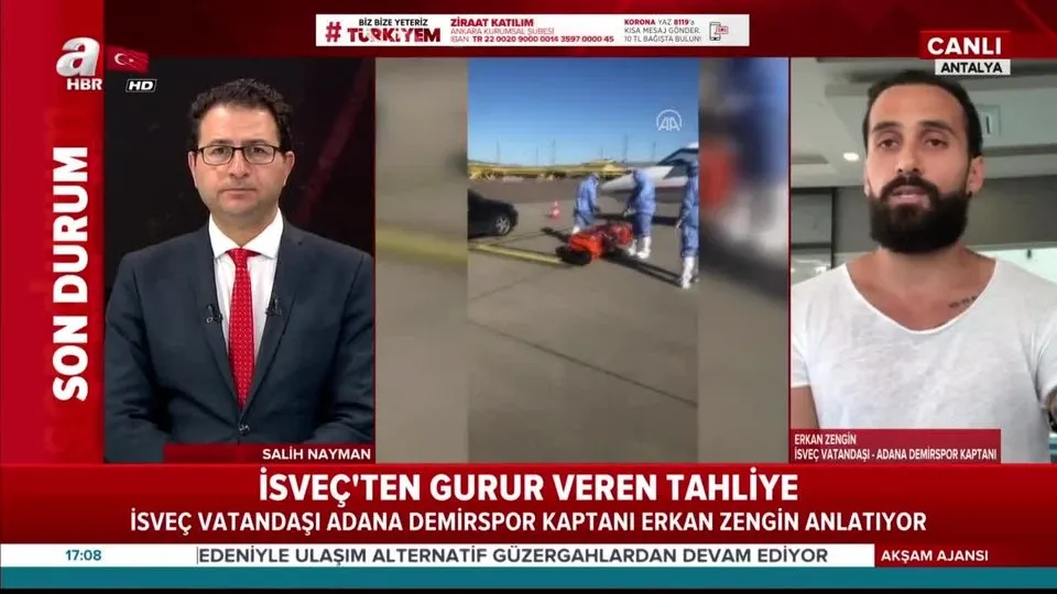 İsveç vatandaşı milli futbolcu Erkan Zengin: Cumhurbaşkanımızdan Allah razı olsun |Video