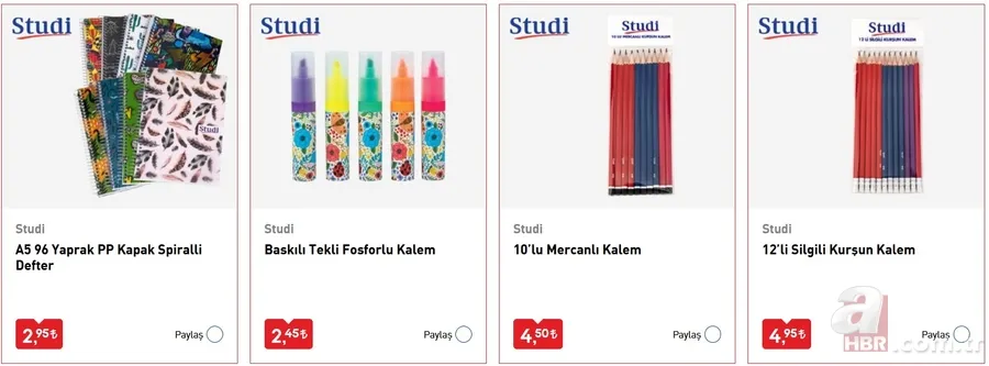 BİM okul eşyaları ne zaman gelecek? BİM kırtasiye malzemeleri, okul çantaları, defter, kalem fiyatları belli oldu 17