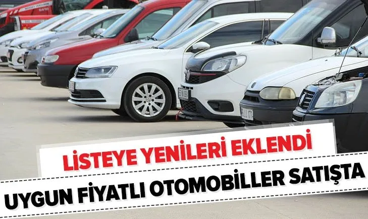 Ikinci El Araba Alacaklar Dikkat Uygun Fiyatli Otomobiller Satisa Cikti Iste Acik Artirma Ile Satilan Arac Listesi