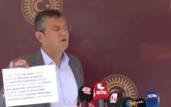 CHP’li Onursal Adıgüzel koronavirüse yakalandı! Testten rahatız olan Özel ne yapacak?