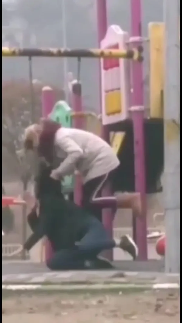 1609413461761.jpg Genç kızı saçlarından tutup tekme tokat dövdü! Arkadaşları gülerek izledi - 1