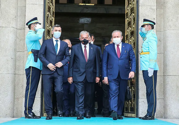 Son dakika: Başkan Erdoğan, KKTC Cumhuriyet Meclisi Başkanı Sennaroğlu'nu kabul etti - 3