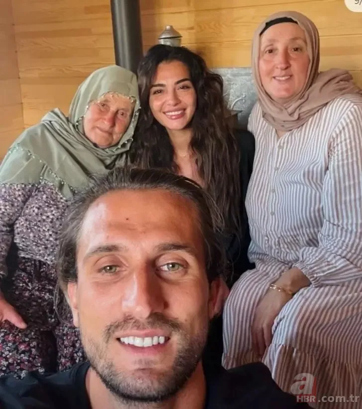 Yeni gelin el öpmeye gitti! Yusuf Yazıcı ile Melisa Aslı Pamuk Trabzon'da! Fotoğraflarına beğeni yağdı... 7