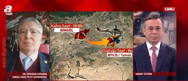 Helikopter neden ve nasıl düştü? Uzman isim A Haber’de değerlendirdi