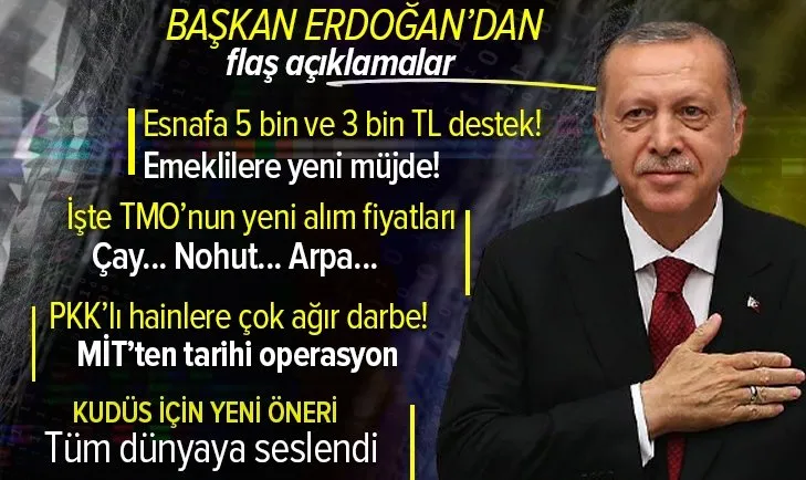 Başkan Recep Tayyip Erdoğan yeni müjdeleri son dakika olarak açıkladı! Esnafa verilecek destekler neler? 1 Haziran sonrası ne olacak?