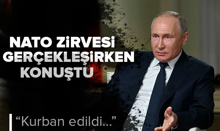 Putinden flaş sözler! Kurban edildi...