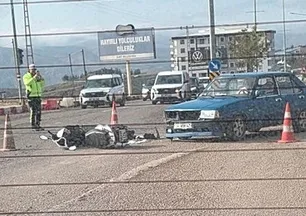 Siirt'te otomobil ile motosiklet çarpıştı: 1 yaralı